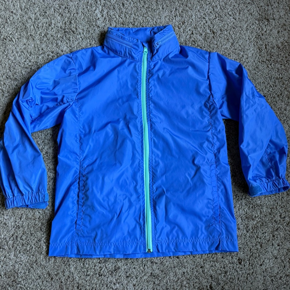 New Garb Youth Boys Outerwear Rain Golf Jacket Medium Age 7-8 Full Zip Youth